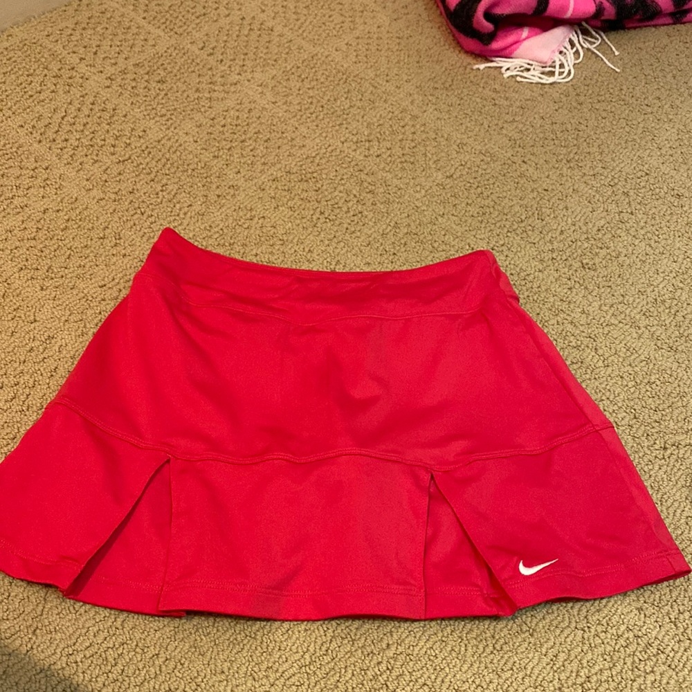 Hot pink nike tennis skirt